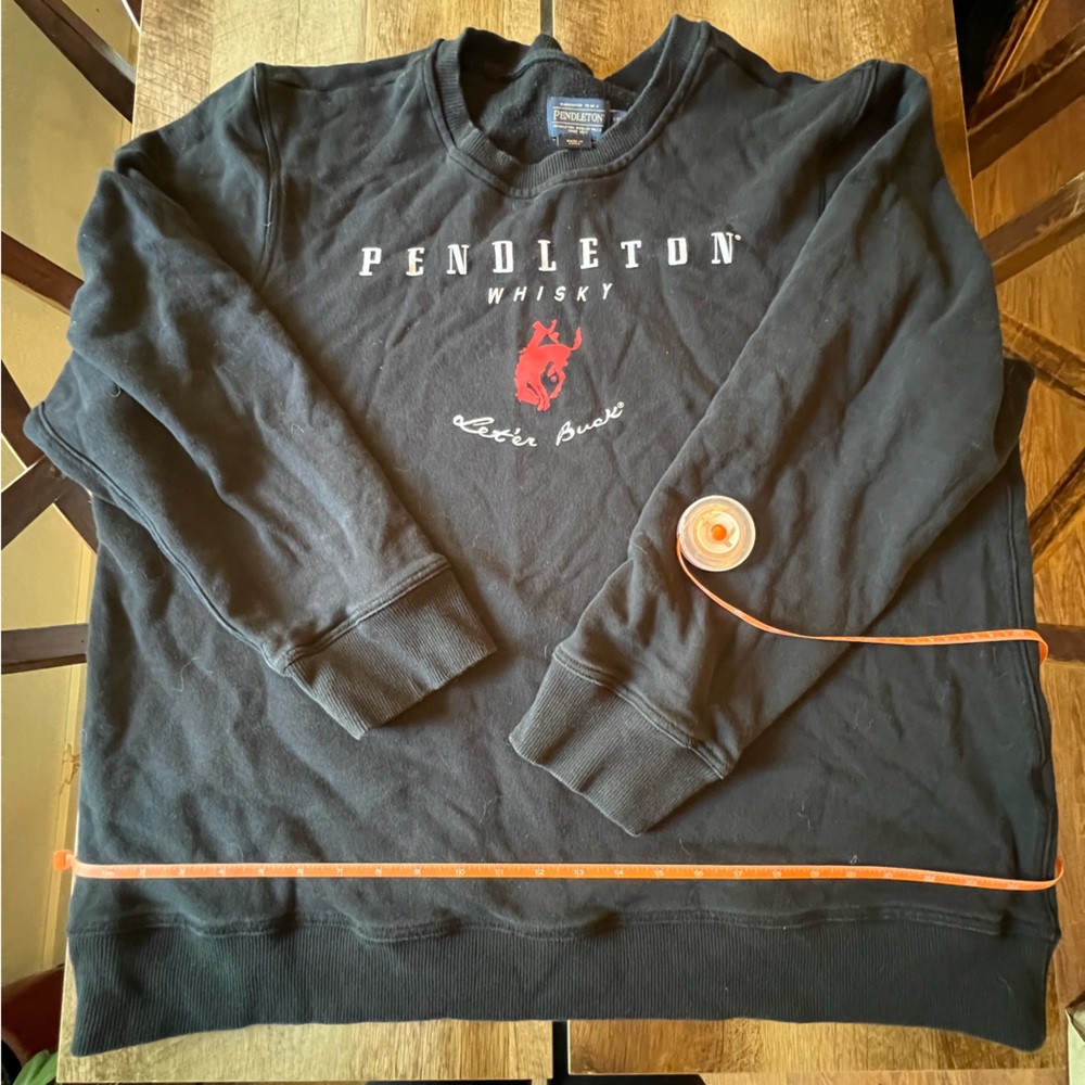 Pendleton Black Thin Sweater Sweatshirt - image 1